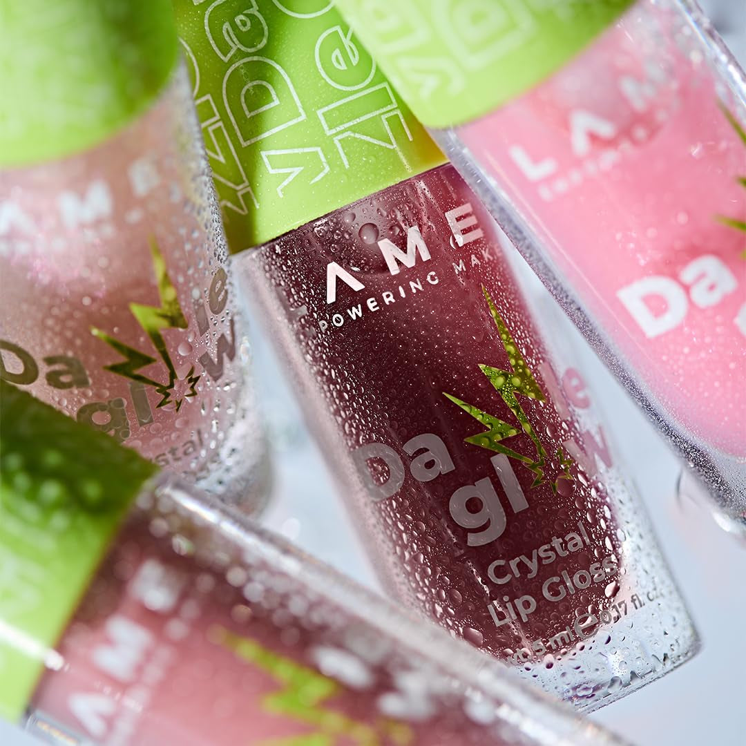 Dazzle Glow Crystal Clear Lip Gloss - Hydrating Lip Gloss - Non Sticky - Colored - Moisturizing - №404 You Can